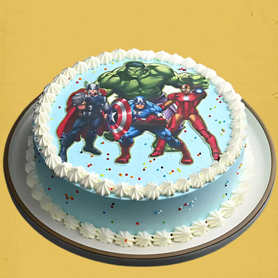 Avenger Theme Cake