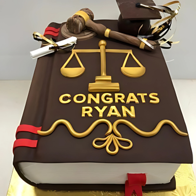 Corporate law cake