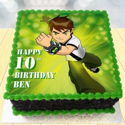 ben ten photo cake