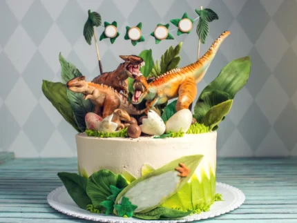 dinasaur photo cake