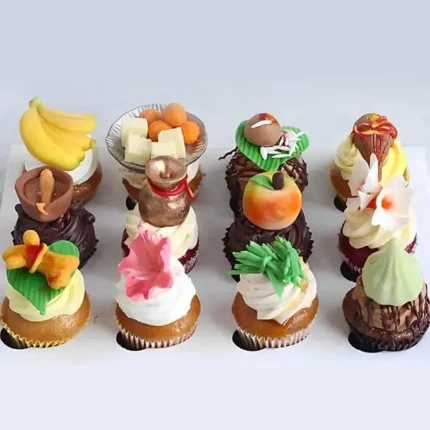 Ganesh Chaturthi Cupcakes