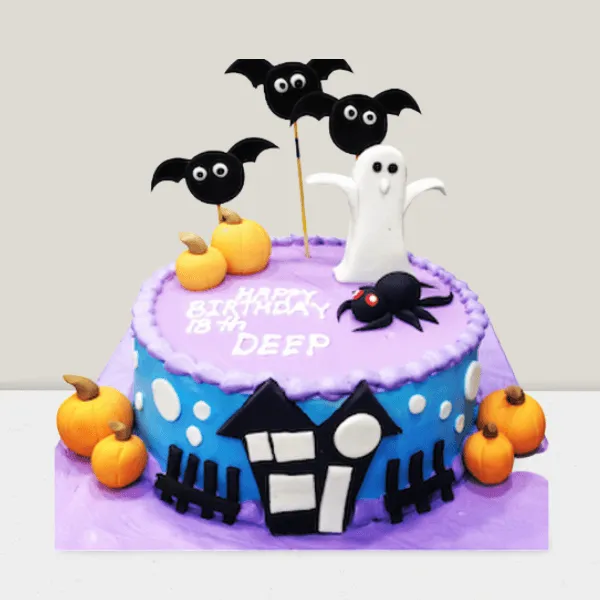 Spooky Halloween Cake