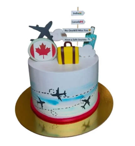 india-to-canada-theme-cake