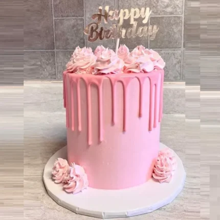 pink-drip-cake