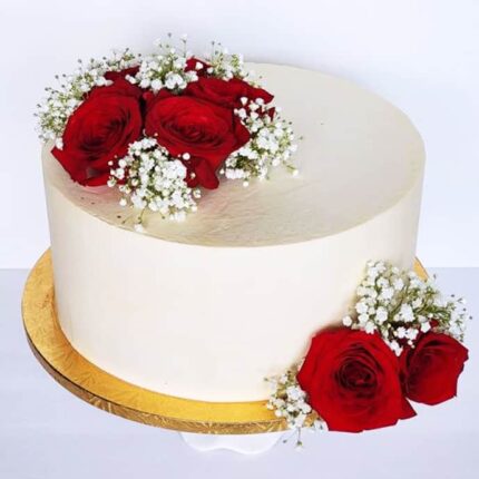 real-flower-cake