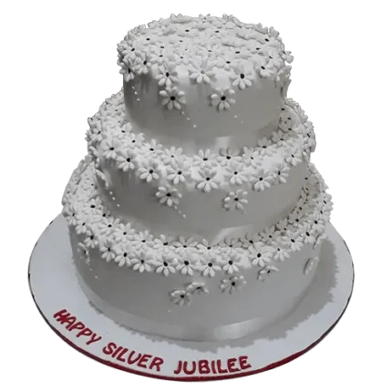 Silver-Jubilee-Cake