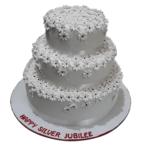 Silver-Jubilee-Cake