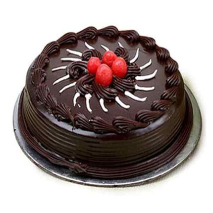 chocolate-truffle-cake-with-cherry