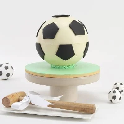 football pinata cake